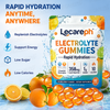 Gummies hydratantes &agrave; faible teneur en sucre et &eacute;lectrolytes, vente en gros, 5 &eacute;lectrolytes essentiels K Cl Ca Mg & Na Energy Boost