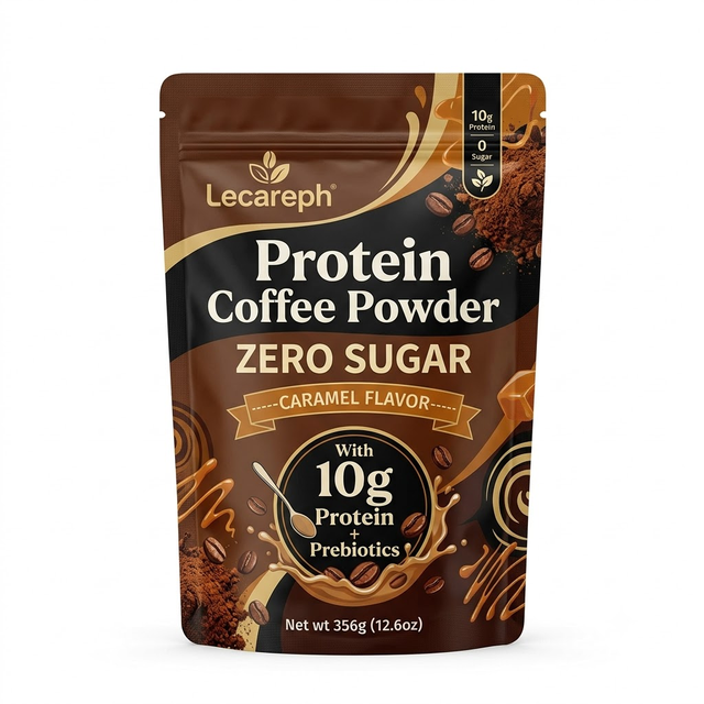 Poudre de caf&eacute; prot&eacute;in&eacute;
